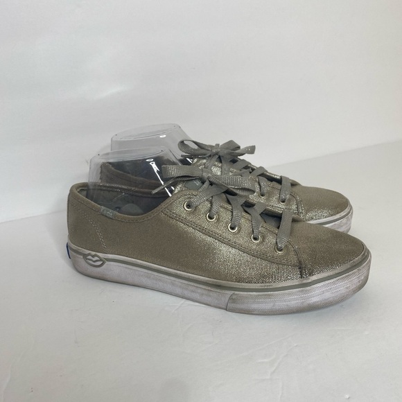Keds rose gold triple kick metallic sneaker - Picture 1 of 6